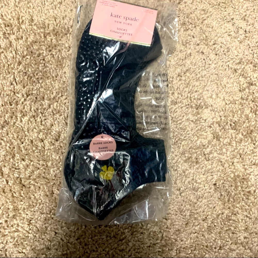 NWT Kate Spade Barre Socks
